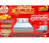 Nệm Bông Ép Cao Cấp Edena