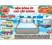 Nệm Bông Ép Cao Cấp Edena