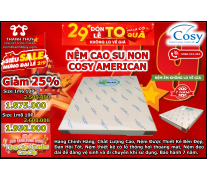 Nệm Cao Su Non Cosy