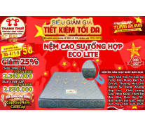 Nệm Cao Su Tổng Hợp Eco Lite
