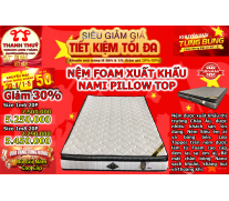 Nệm Xuất Khẩu Nami Pilow Top