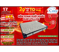 Nệm Foam Xuất Khẩu RUBY