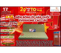 Nệm Bông Ép Hàn Quốc Everhome