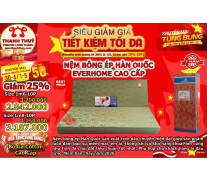 Nệm Bông Ép Hàn Quốc Everhome