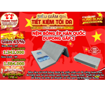 Nệm Bông Ép Dupong Gấp 3