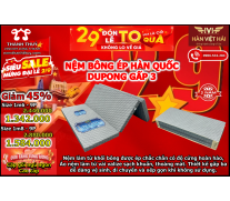 Nệm Bông Ép Dupong Gấp 3