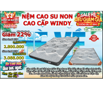 Nệm cao su non cao cấp windy