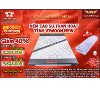 Nệm Cao Su Than Hoạt Tính Viwoon New