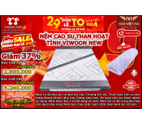 Nệm Cao Su Than Hoạt Tính Viwoon New