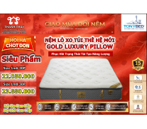 NỆM LÒ XO TÚI TONYBED LUXURY PILLOW TOP