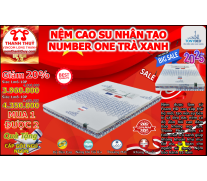 Nệm Cao Su Nhân Tạo Trà Xanh Number One Max