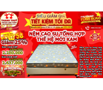 nệm cao su tổng hợp thế hệ mới kam