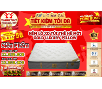 NỆM LÒ XO TÚI TONYBED LUXURY PILLOW TOP