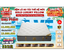 NỆM LÒ XO TÚI TONYBED LUXURY PILLOW TOP