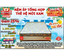nệm cao su tổng hợp thế hệ mới kam