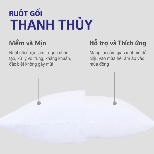 Ruột Gối Nằm Tơ Tằm Summer Pillow 