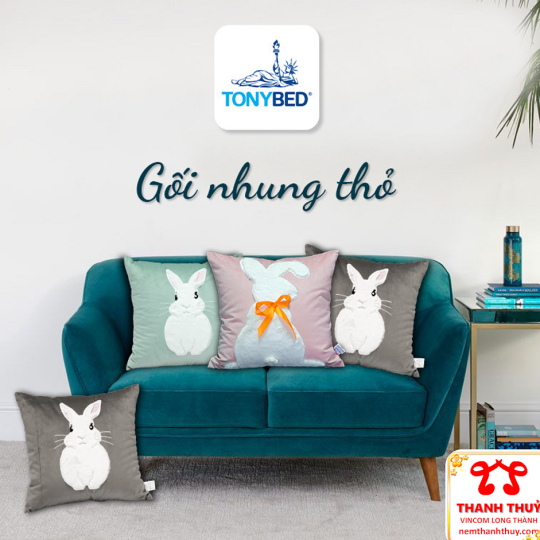 Gối Trang Trí Hình Thỏ