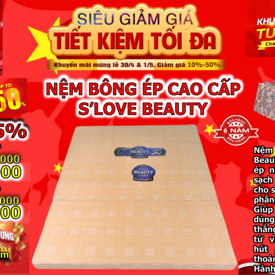 Nệm Bông Ép S'Love Beauty