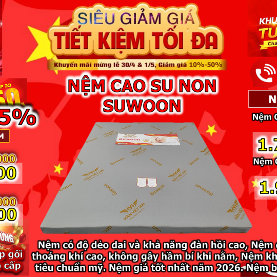 Nệm Cao Su Non Suwon