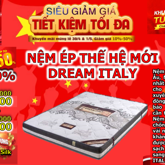 NỆM ÉP THẾ HỆ MỚI DREAM ITALY